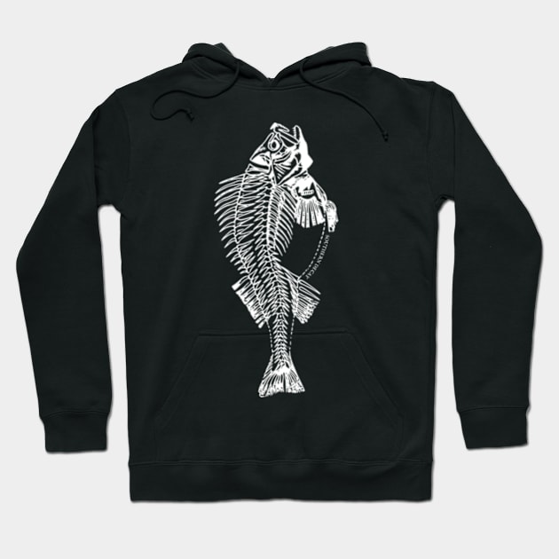 Southern Decay Fish Skeleton Hoodie by Talesbybob